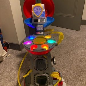 Paw patrol towers with cars and characters great shape